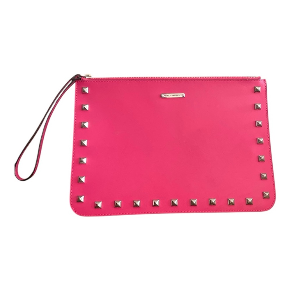 Rebecca Minkoff Studded Fuchsia Pink Clutch